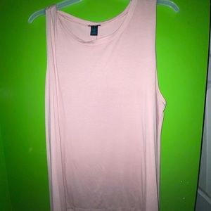 Pink rue 21 plus tank top
